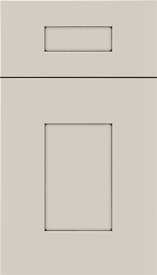 Newhaven 5pc MDF shaker cabinet door in Cirrus with Black glaze