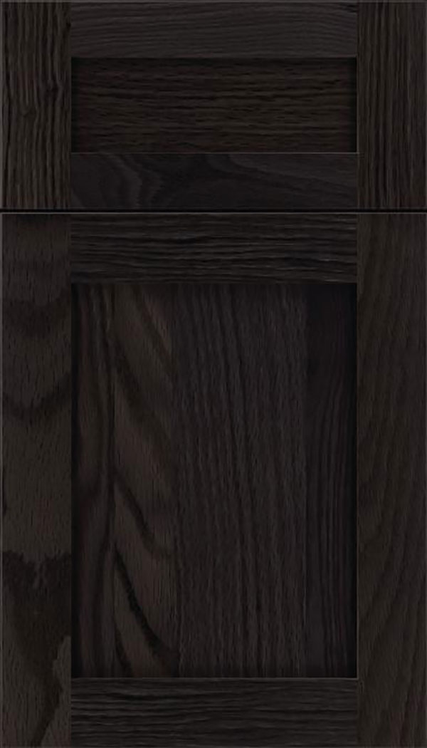 Salem 5pc Oak shaker cabinet door in Espresso