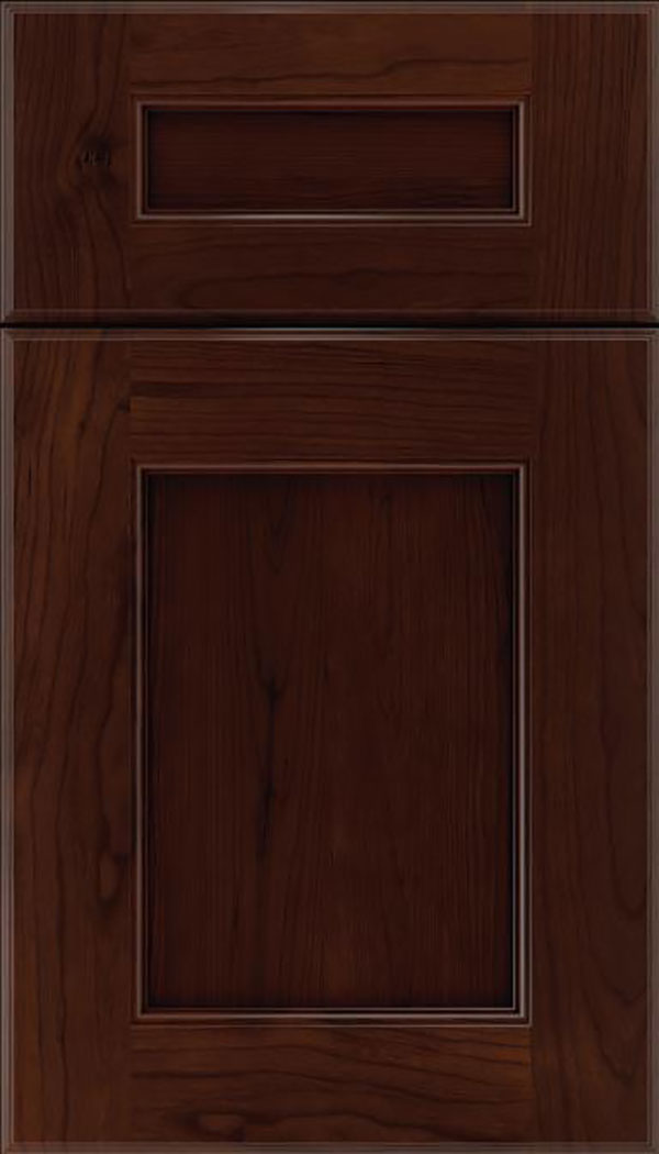 Tamarind 5pc Cherry shaker cabinet door in Cappuccino