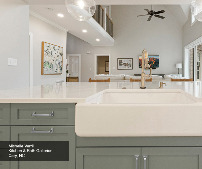 Fresh Green and Cream for the Heart of the Home