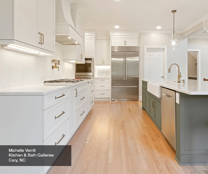 Fresh Green and Cream for the Heart of the Home